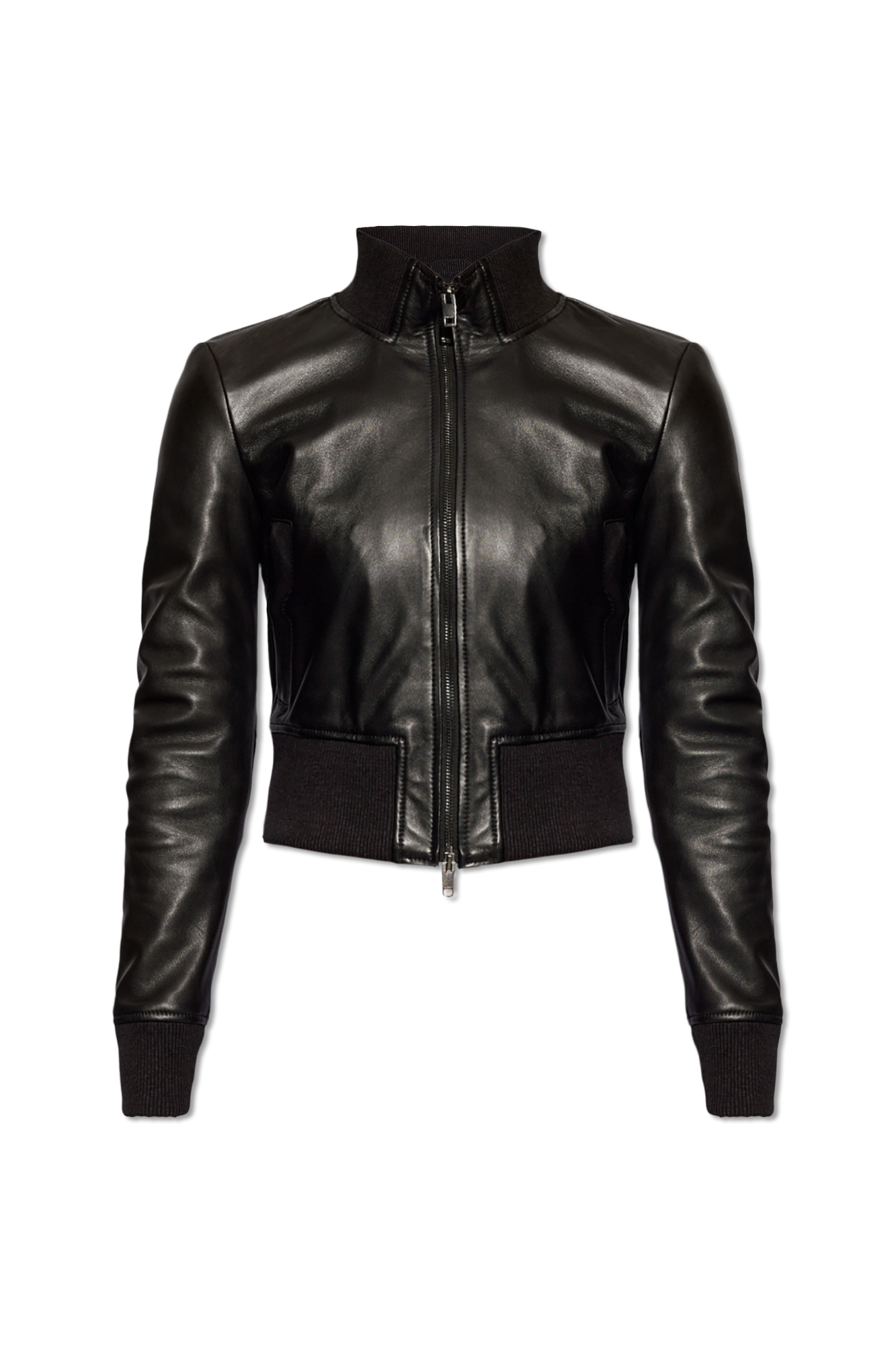 Black L HUNG leather jacket Diesel Vitkac Canada